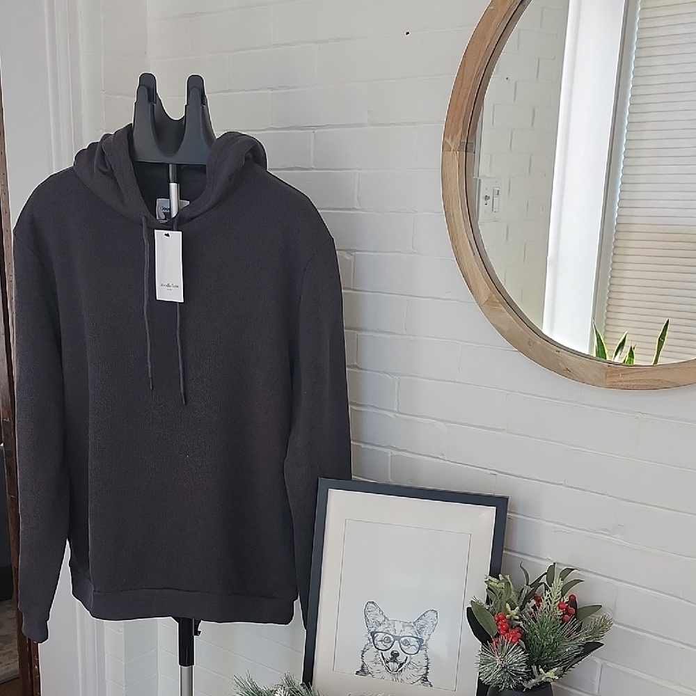 Goodfellow Dark Gray Hoodie Sweater, Xl